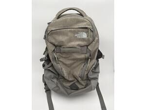The North Face Surge Backpack Multipocket Flexvent Daypack Durable Gray Backpack